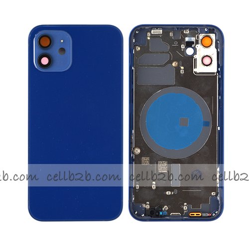 Tapa Chasis Con Bandeja iPhone 12 Azul sin Recambios