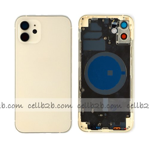 Tapa Chasis Con Bandeja iPhone 12 Blanca sin Recambios