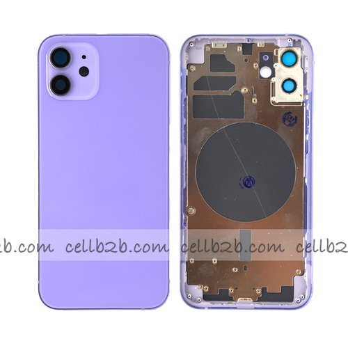 Tapa Chasis Con Bandeja iPhone 12 Lila sin Recambios