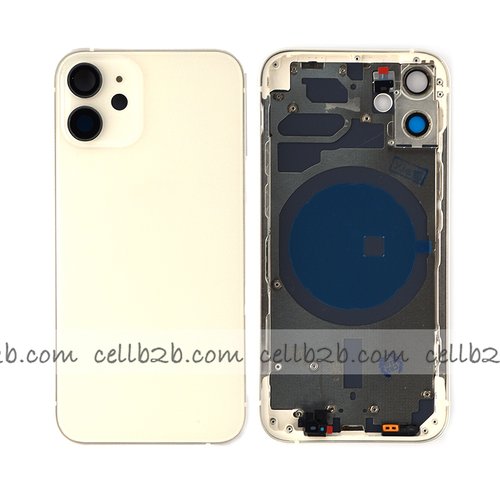 Tapa Chasis Con Bandeja iPhone 12 Mini Blanca sin Recambios