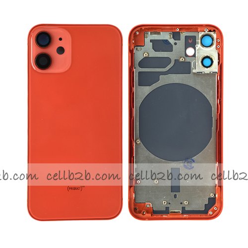 Tapa Chasis Con Bandeja iPhone 12 Mini Roja sin Recambios