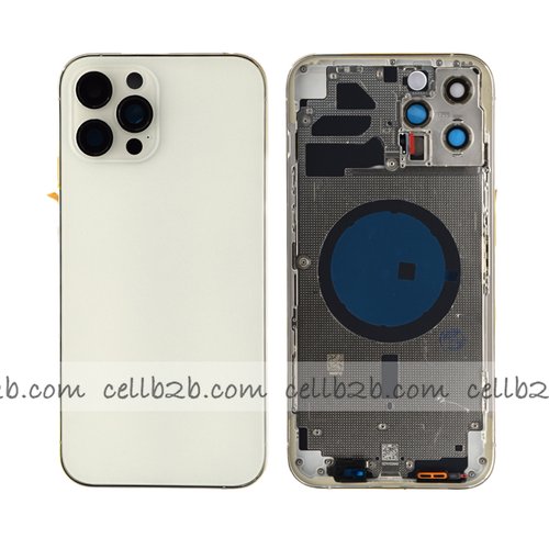Tapa Chasis Con Bandeja iPhone 12 Pro Max Blanca sin Recambios Material Original