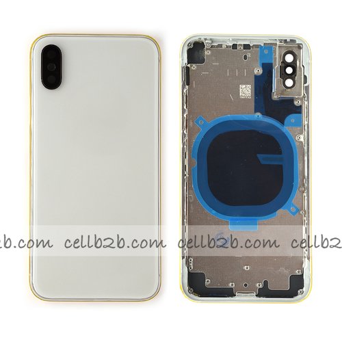 Tapa Chasis Con Bandeja iPhone X Blanca