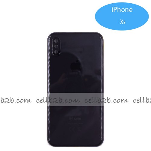 Tapa Chasis Con Bandeja iPhone XS Negro Sin Recambios