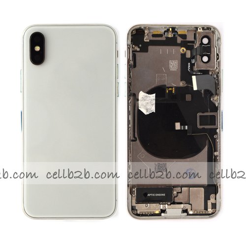Tapa Chasis Con Recambio iPhone X Blanco