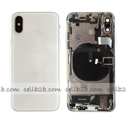Tapa Chasis Con Recambio iPhone XS Blanco