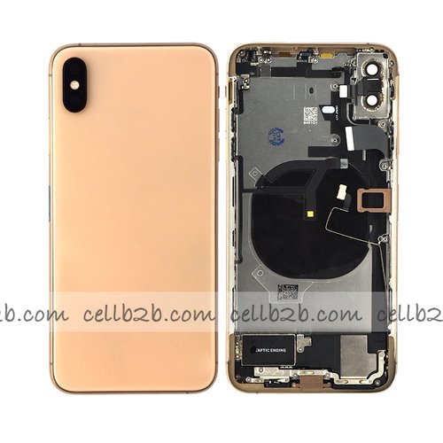 Tapa Chasis Con Recambio iPhone XS Dorado