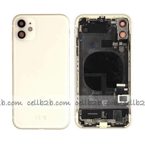 Tapa Chasis iPhone 11 Blanco Con Recambios