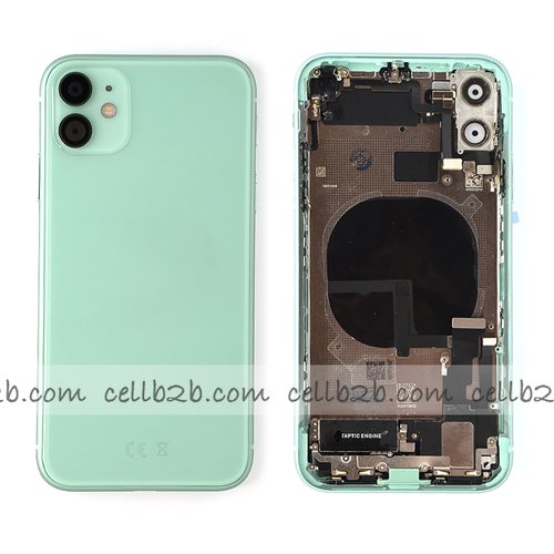 Tapa Chasis iPhone 11 Verde Con Recambios