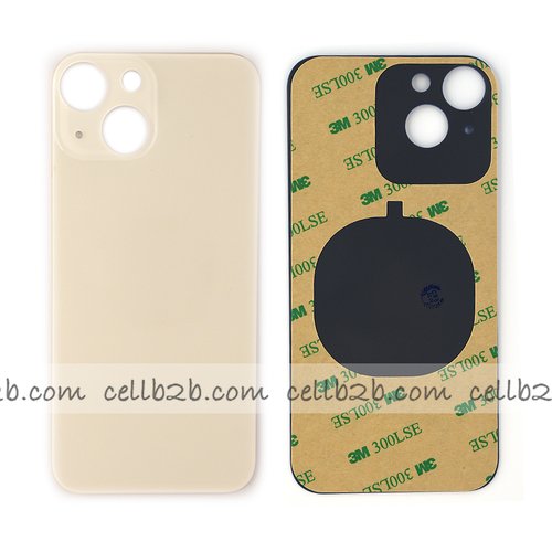 Tapa Trasera Cristal para iPhone 13 Blanca