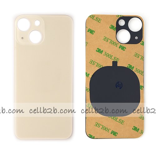 Tapa Trasera Cristal para iPhone 13 Mini Blanca