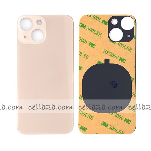 Tapa Trasera Cristal para iPhone 13 Mini Rosa