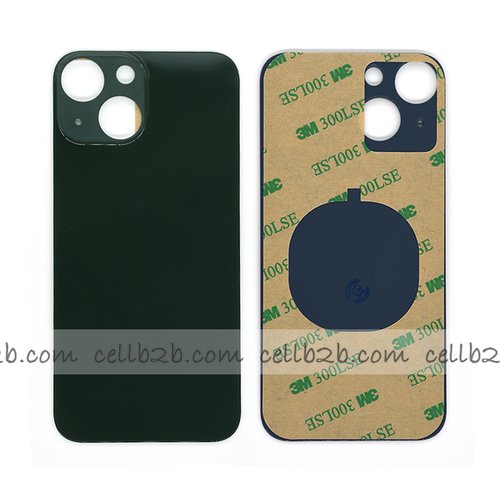 Tapa Trasera Cristal para iPhone 13 Mini Verde Oscuro