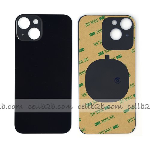Tapa Trasera Cristal para iPhone 13 Negra