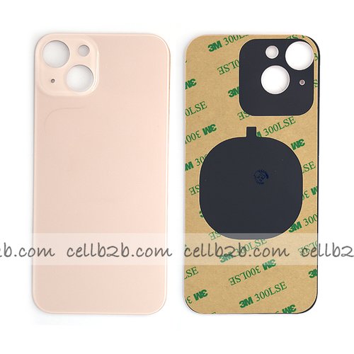 Tapa Trasera Cristal para iPhone 13 Rosa