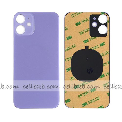 Tapa Trasera Cristal para iPhone 12 Mini Lila