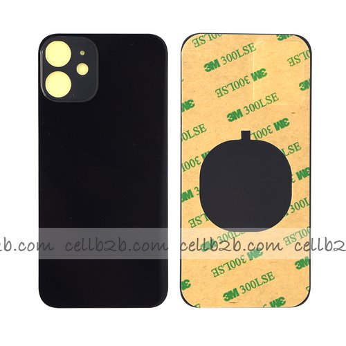 Tapa Trasera Cristal para iPhone 12 Mini Negra