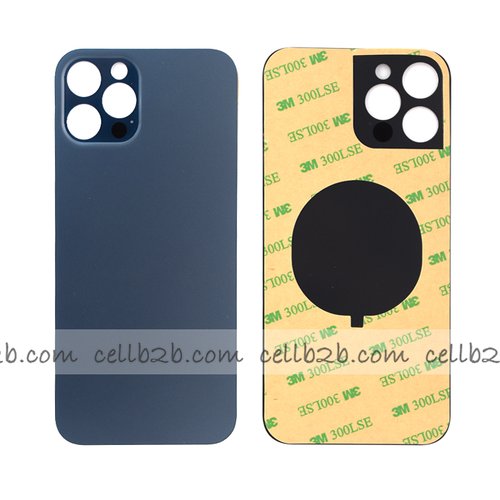 Tapa Trasera Cristal para iPhone 12 Pro Azul