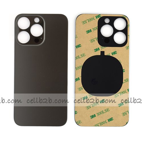 Tapa Trasera Cristal para iPhone 13 Pro Negra