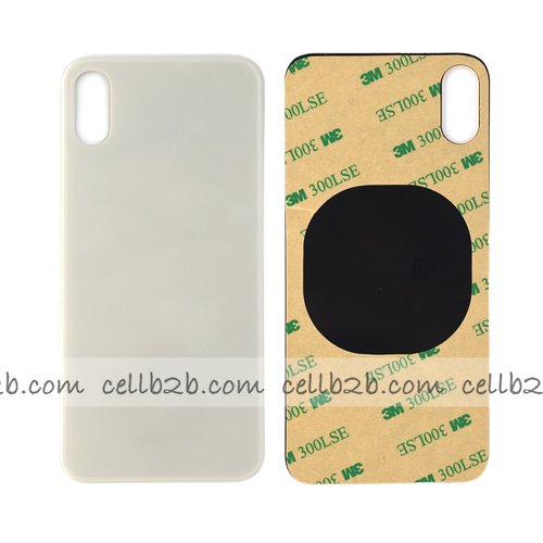 Tapa Trasera Cristal para iPhone XS Blanca