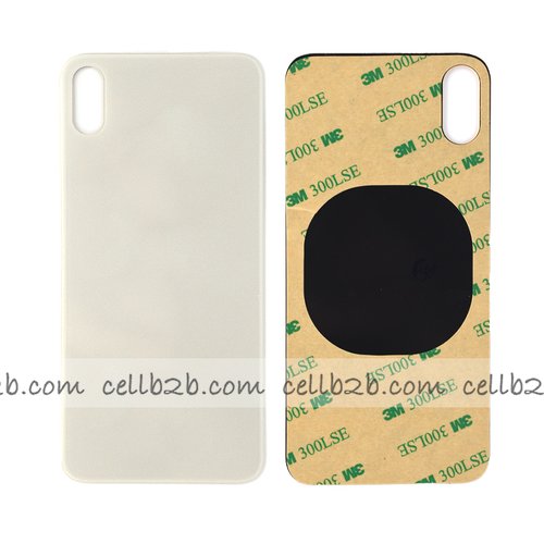 Tapa Trasera de cristal del Iphone XS Max Blanco