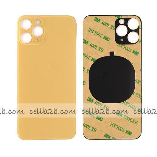 Tapa Trasera de Cristal para iPhone 11 Pro Dorada