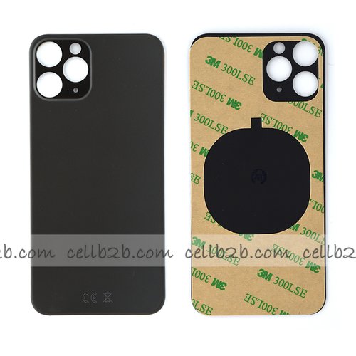 Tapa Trasera de Cristal para iPhone 11 Pro Negra