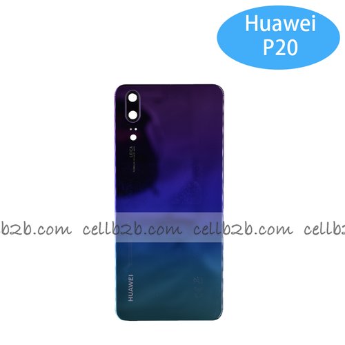 Tapa Trasera Huawei P20 Azul Aurora CON LENTE