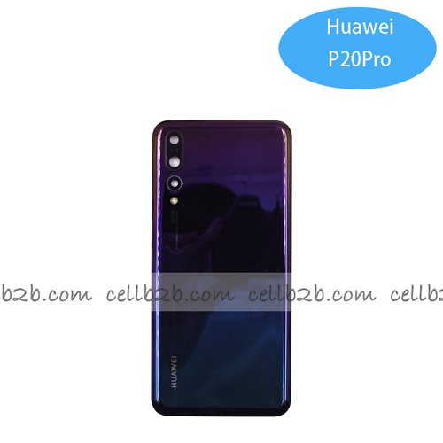 Tapa Trasera Huawei P20 Pro Azul Aurora / Lila CON LENTE