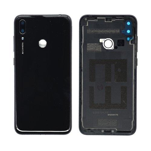 Tapa Trasera Huawei Y7 Pro 2019/ Enjoy 9 Negra con Agujero CON LENTE
