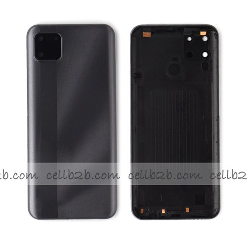 Tapa Trasera Realme C11 2020 Negra CON LENTE