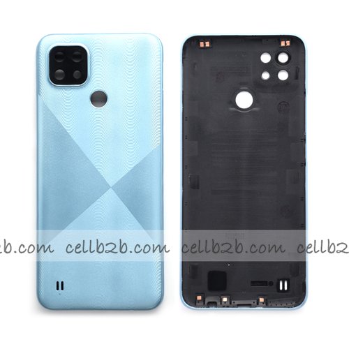 Tapa Trasera Realme C21 Azul CON LENTE