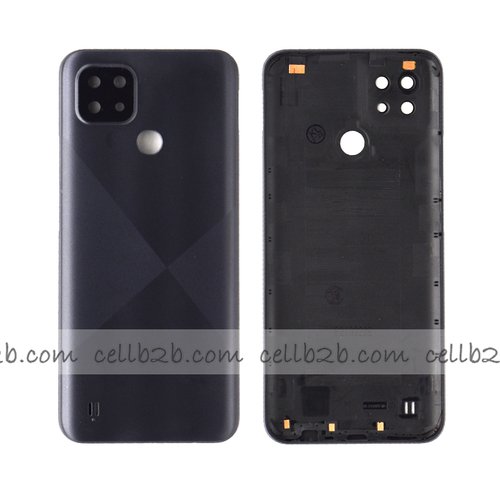 Tapa Trasera Realme C21 Negra CON LENTE