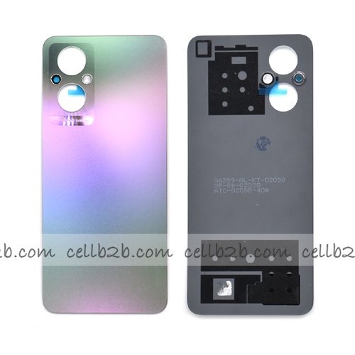 Tapa Trasera OPPO Reno8 Lite Plateado (CON LENTE)