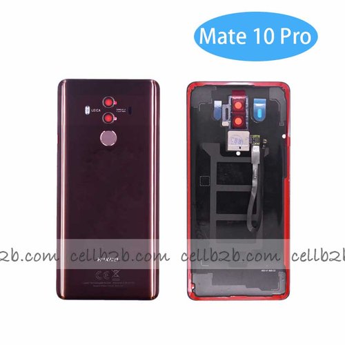 Tapa Trasera para Huawei Mate 10 Pro Dorada con Huella ORI Nueva CON LENTE