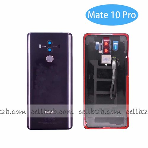 Tapa Trasera para Huawei Mate 10 Pro Negra desmontaje CON LENTE