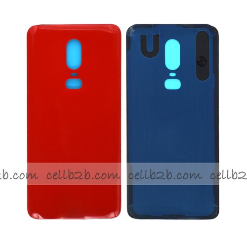 Tapa Trasera para OnePlus 6 Roja