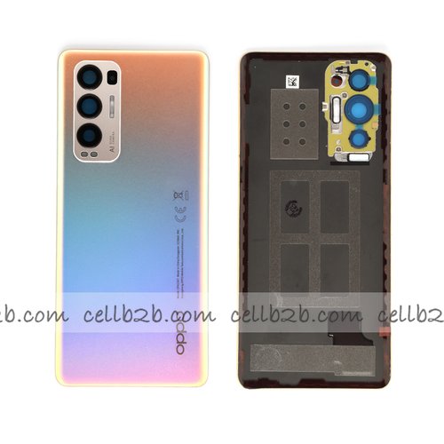 Tapa Trasera para OPPO Find X3 Neo Plateada ORI CON LENTE