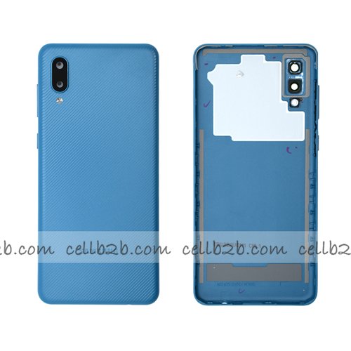 Tapa Trasera para Samsung A02 A022F Azul CON LENTE