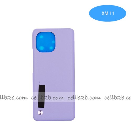 Tapa Trasera para Xiaomi Mi 11 Lila (cuero)