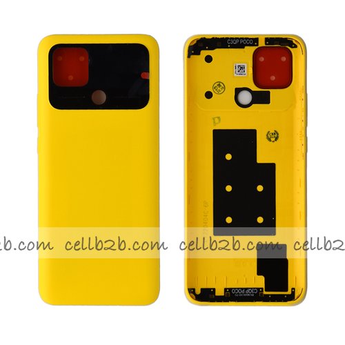 Tapa Trasera para Xiaomi Poco C40 Amarillo