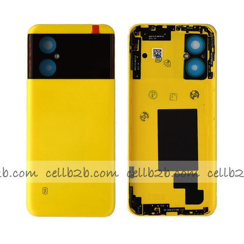 Tapa Trasera para Xiaomi Poco M4 5G Amarillo