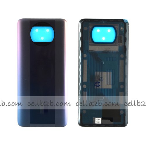 Tapa Trasera para Xiaomi Poco X3 Pro Negra (CON LENTE)