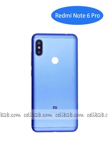 Tapa Trasera Redmi Note 6 Pro Azul