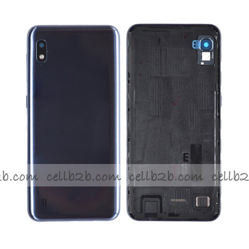 Tapa Trasera Samsung A10 A105F Negra CON LENTE