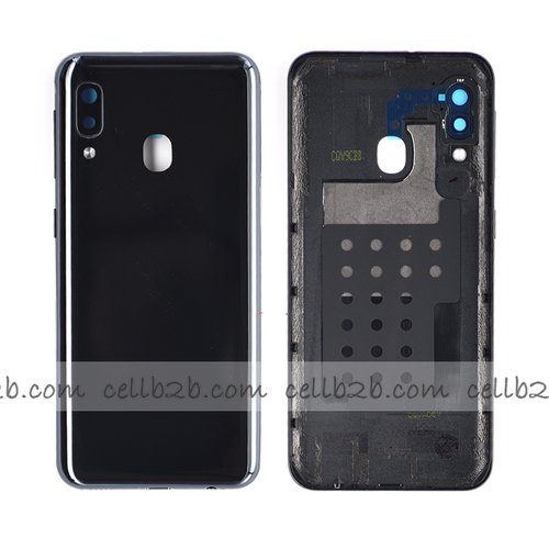 Tapa Trasera Samsung A20E A202F Negra CON LENTE