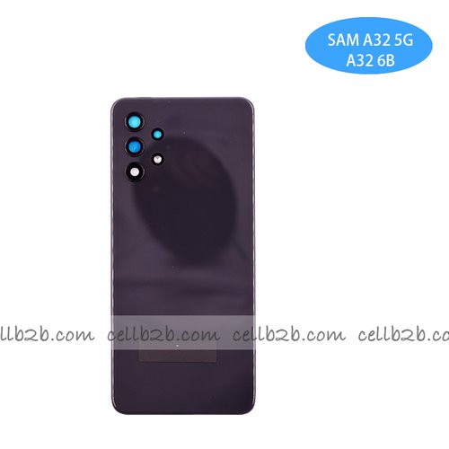 Tapa Trasera Samsung A32 5G A326B Negra CON LENTE