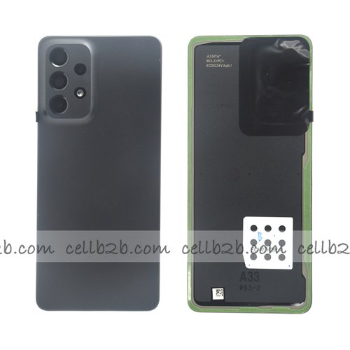 Tapa Trasera Samsung A33 5G A336B Negra CON LENTE