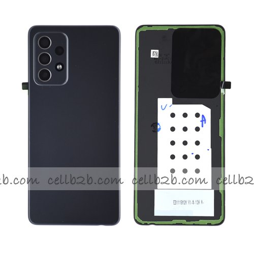 Tapa Trasera Samsung A52 A525F / A52 5G A526B / A52S 5G A528B Negra CON LENTE