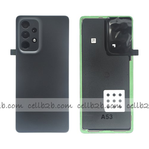 Tapa Trasera Samsung A53 5G A536B Negra CON LENTE